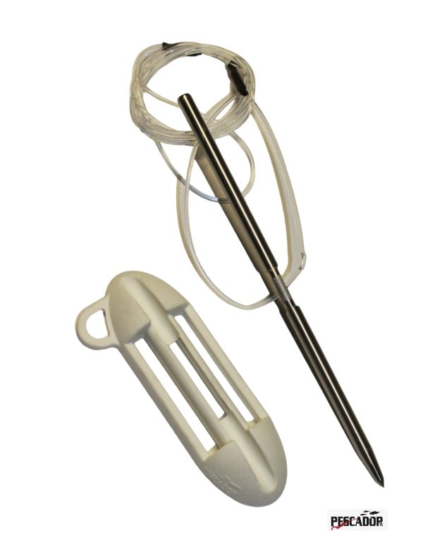 Fish Stringer w/ line & holder WHITE – Image 3