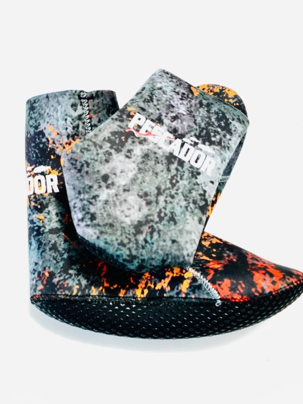 PESCADOR SOCKS 3MM FIRE GRAY