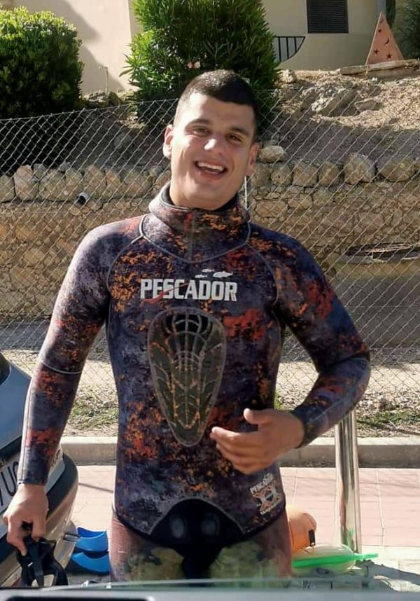 PESCADOR SUB FIRE GRAY  7mm Yamamoto Wetsuit – Image 2