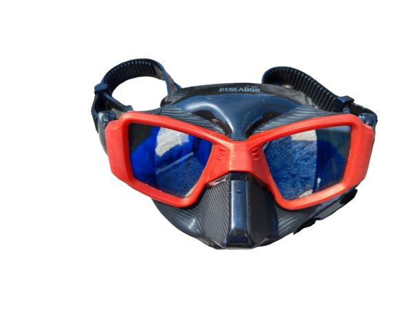 PESCADOR SUB CARBON MASK PESMO3 ORANGE – Image 2