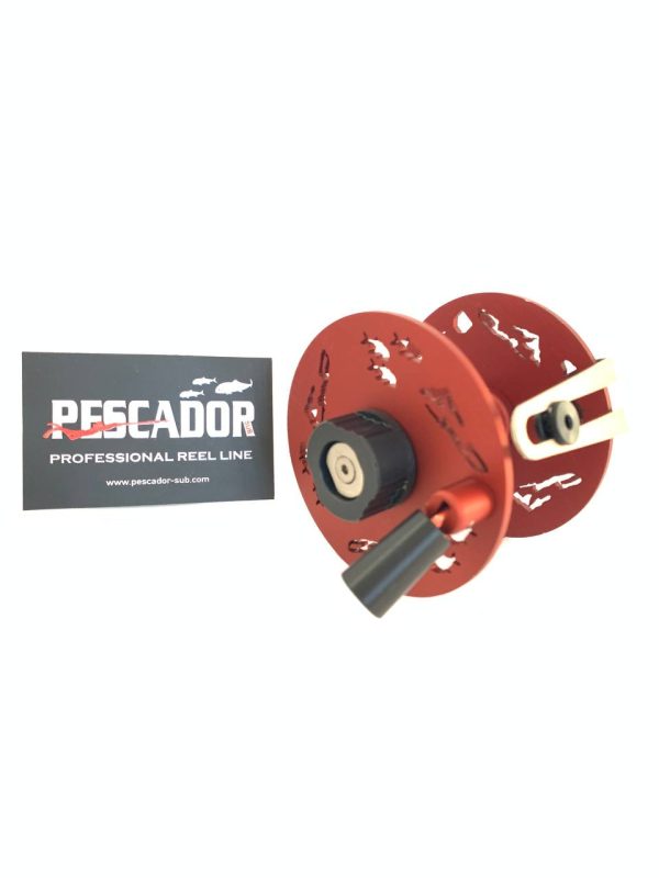 PESCADOR SUB   ALUMINIUM REEL 70  RED